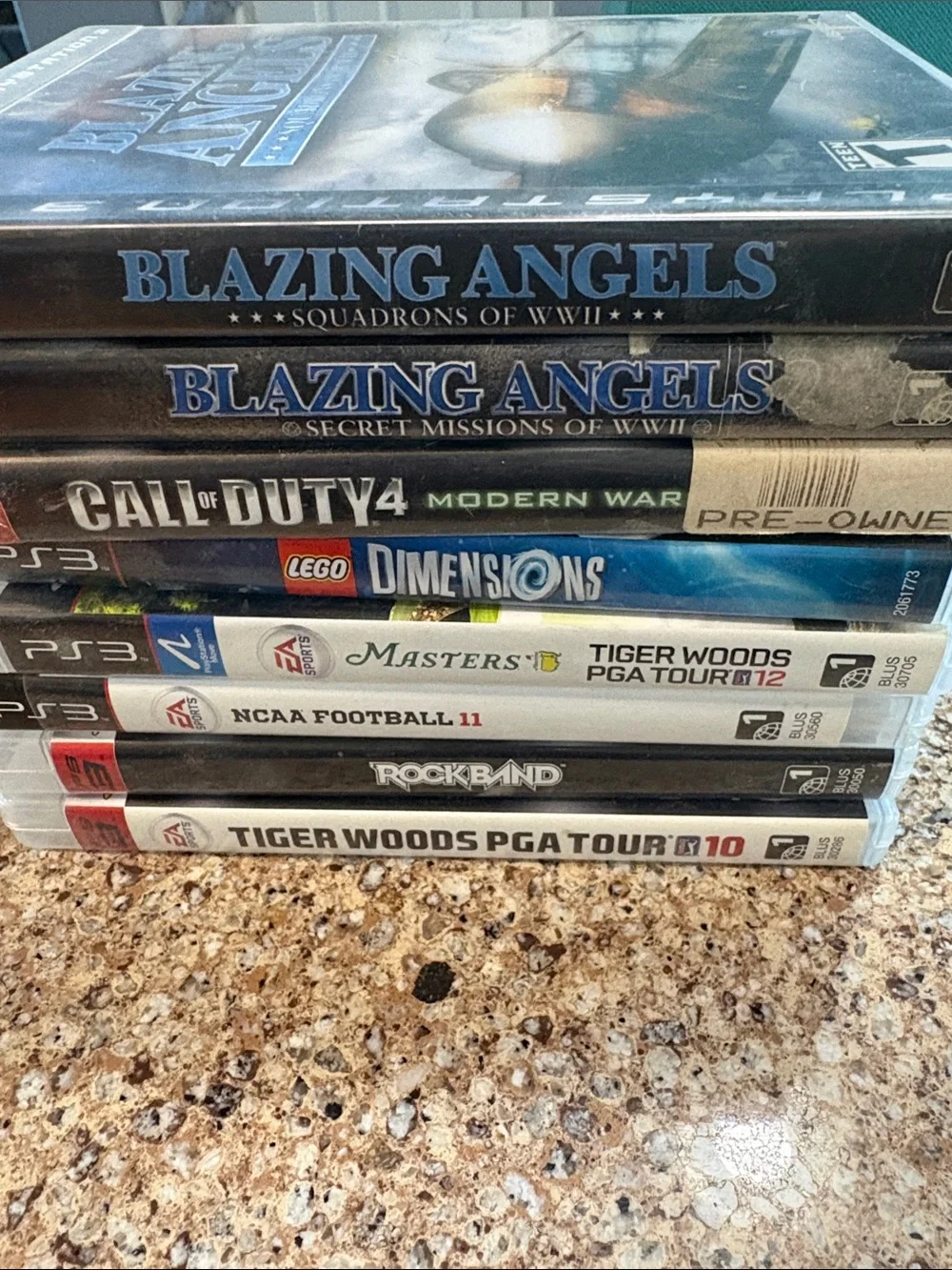 PS3 Video Games - Lot of 8 games. Pre- Owned
